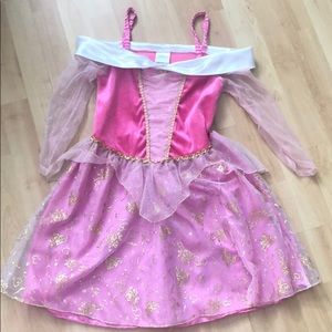 Disney Aurora Dress Size 7/8